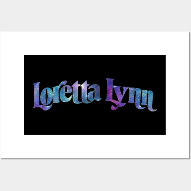 Loretta lynn galaxy Wall Art by Pahala.kita